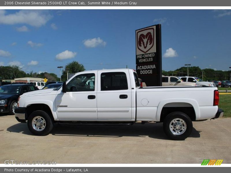 Summit White / Medium Gray 2006 Chevrolet Silverado 2500HD LT Crew Cab