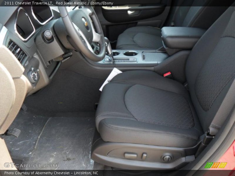 Red Jewel Metallic / Ebony/Ebony 2011 Chevrolet Traverse LT