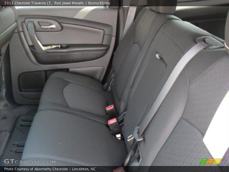 Red Jewel Metallic / Ebony/Ebony 2011 Chevrolet Traverse LT