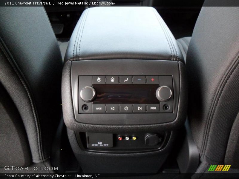 Red Jewel Metallic / Ebony/Ebony 2011 Chevrolet Traverse LT