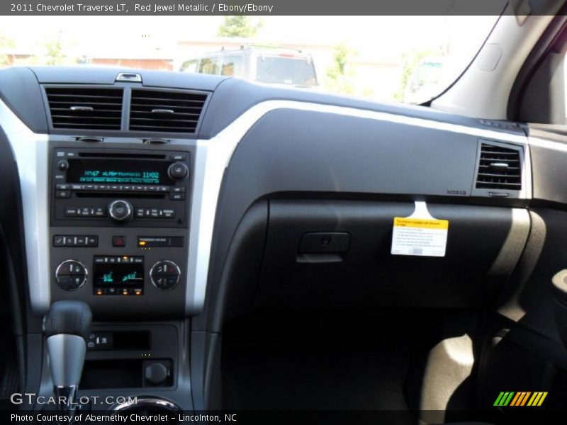 Red Jewel Metallic / Ebony/Ebony 2011 Chevrolet Traverse LT