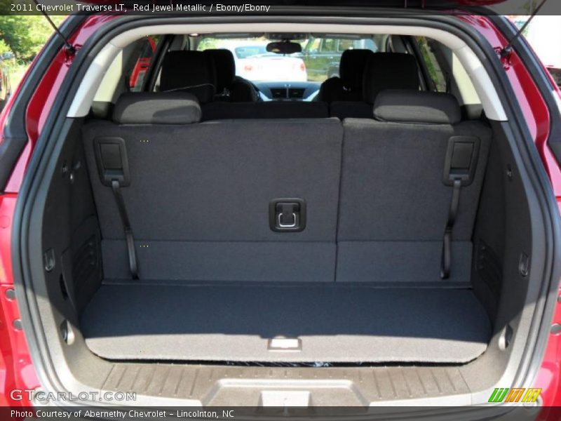 Red Jewel Metallic / Ebony/Ebony 2011 Chevrolet Traverse LT