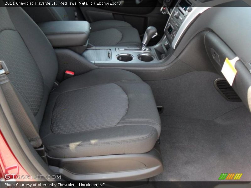 Red Jewel Metallic / Ebony/Ebony 2011 Chevrolet Traverse LT