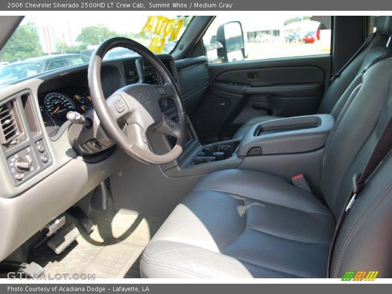 Summit White / Medium Gray 2006 Chevrolet Silverado 2500HD LT Crew Cab