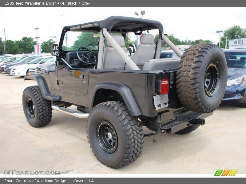 Black / Gray 1989 Jeep Wrangler Islander 4x4
