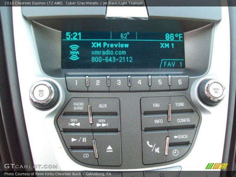 Cyber Gray Metallic / Jet Black/Light Titanium 2010 Chevrolet Equinox LTZ AWD