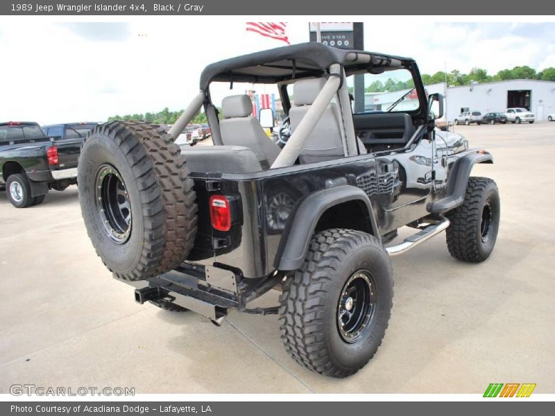 Black / Gray 1989 Jeep Wrangler Islander 4x4