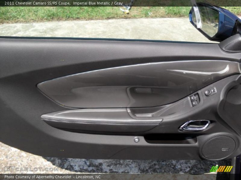 Imperial Blue Metallic / Gray 2011 Chevrolet Camaro SS/RS Coupe