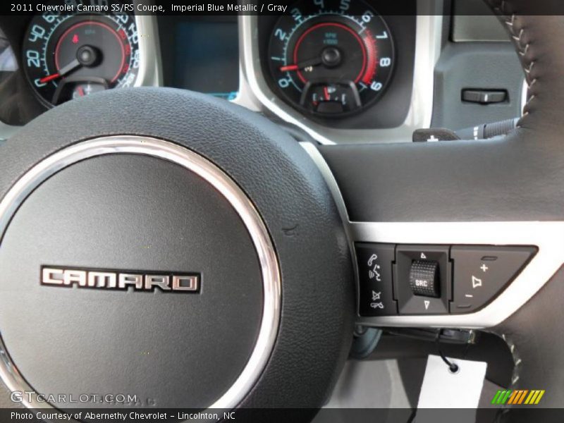 Imperial Blue Metallic / Gray 2011 Chevrolet Camaro SS/RS Coupe