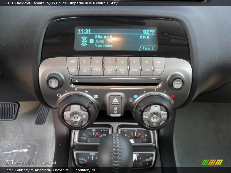 Imperial Blue Metallic / Gray 2011 Chevrolet Camaro SS/RS Coupe