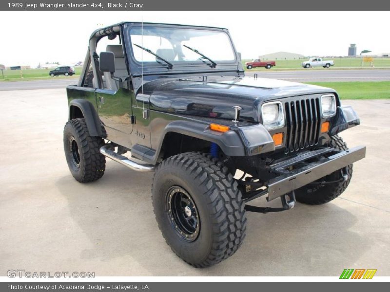 Black / Gray 1989 Jeep Wrangler Islander 4x4