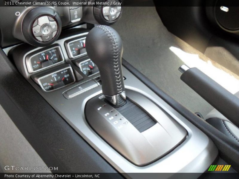 Imperial Blue Metallic / Gray 2011 Chevrolet Camaro SS/RS Coupe