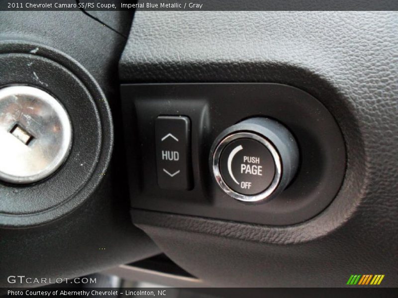 Imperial Blue Metallic / Gray 2011 Chevrolet Camaro SS/RS Coupe
