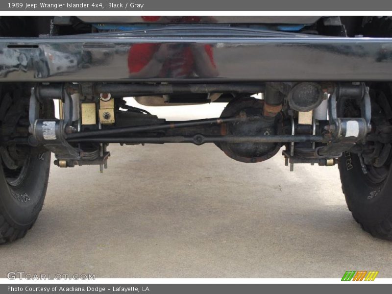 Black / Gray 1989 Jeep Wrangler Islander 4x4