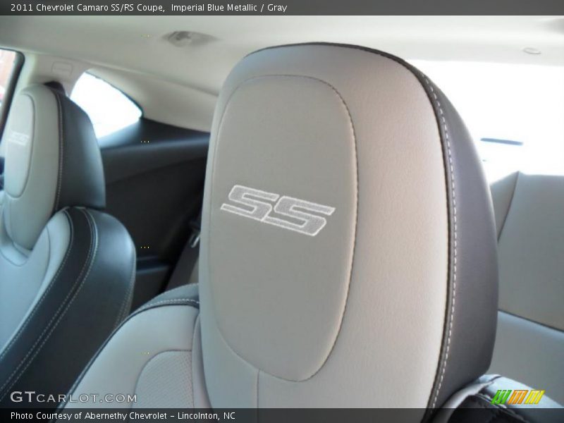 Imperial Blue Metallic / Gray 2011 Chevrolet Camaro SS/RS Coupe