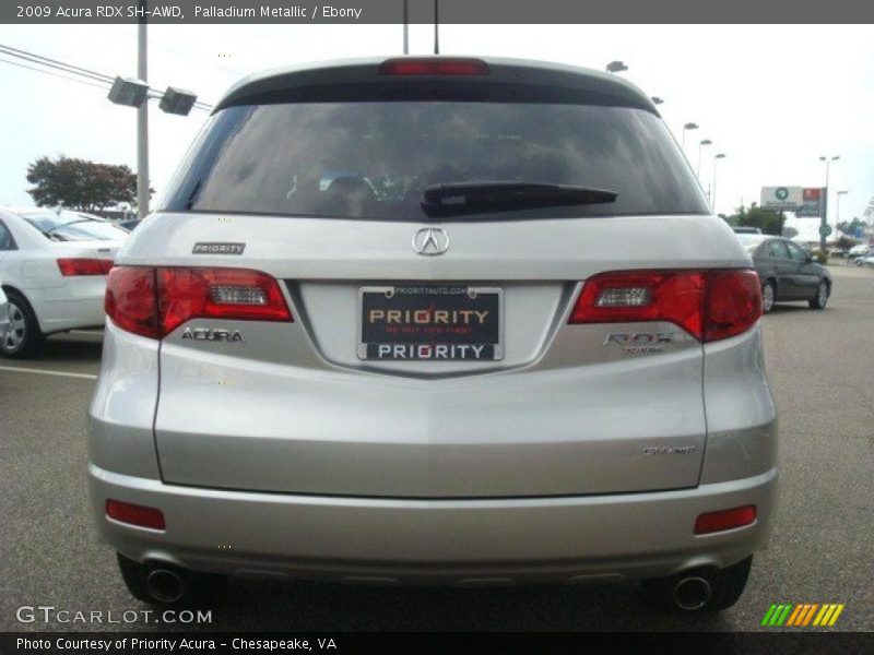 Palladium Metallic / Ebony 2009 Acura RDX SH-AWD