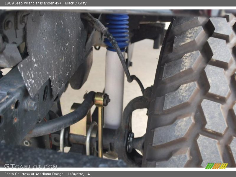 Black / Gray 1989 Jeep Wrangler Islander 4x4