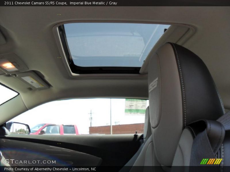 Imperial Blue Metallic / Gray 2011 Chevrolet Camaro SS/RS Coupe
