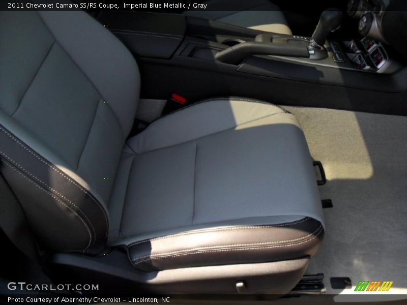Imperial Blue Metallic / Gray 2011 Chevrolet Camaro SS/RS Coupe