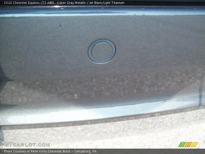 Cyber Gray Metallic / Jet Black/Light Titanium 2010 Chevrolet Equinox LTZ AWD