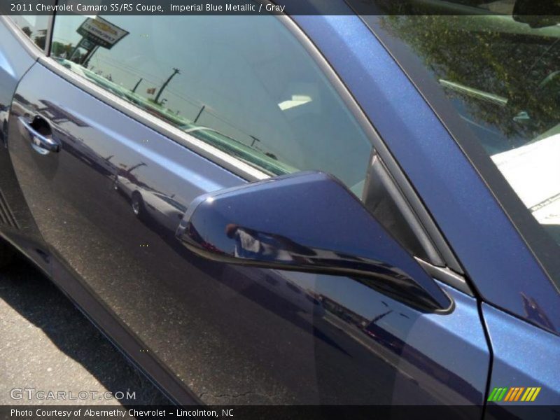 Imperial Blue Metallic / Gray 2011 Chevrolet Camaro SS/RS Coupe
