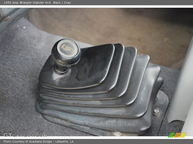 Black / Gray 1989 Jeep Wrangler Islander 4x4