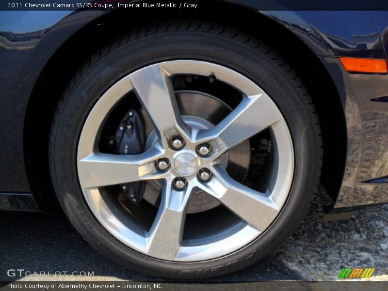 Imperial Blue Metallic / Gray 2011 Chevrolet Camaro SS/RS Coupe