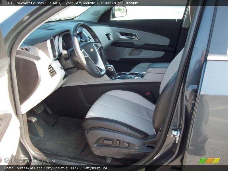 Cyber Gray Metallic / Jet Black/Light Titanium 2010 Chevrolet Equinox LTZ AWD