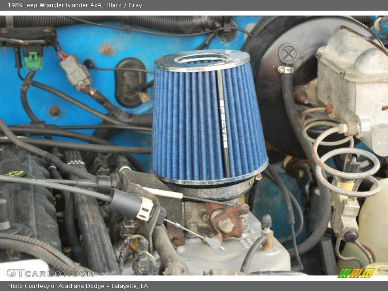 Black / Gray 1989 Jeep Wrangler Islander 4x4
