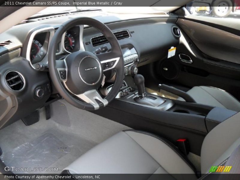 Imperial Blue Metallic / Gray 2011 Chevrolet Camaro SS/RS Coupe
