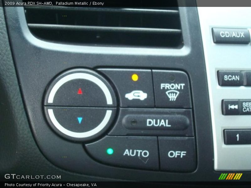 Palladium Metallic / Ebony 2009 Acura RDX SH-AWD