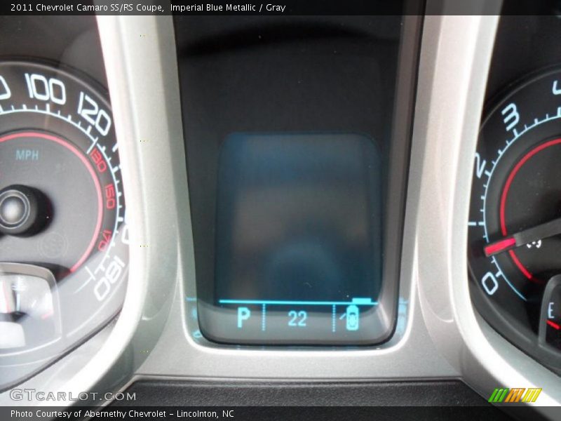 Imperial Blue Metallic / Gray 2011 Chevrolet Camaro SS/RS Coupe