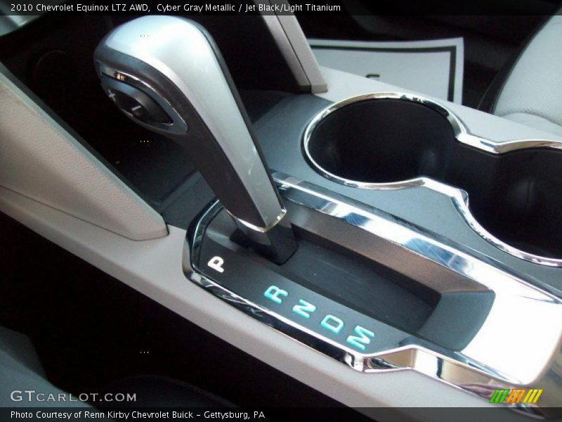 Cyber Gray Metallic / Jet Black/Light Titanium 2010 Chevrolet Equinox LTZ AWD