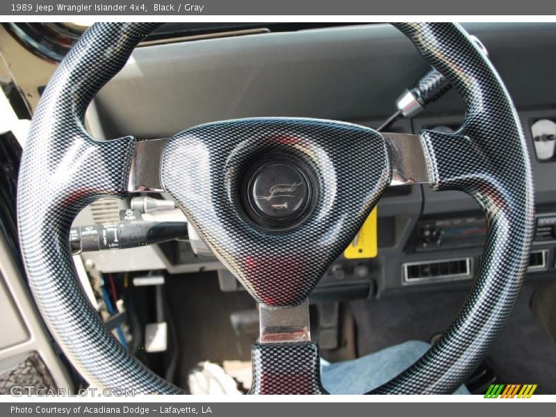 Black / Gray 1989 Jeep Wrangler Islander 4x4