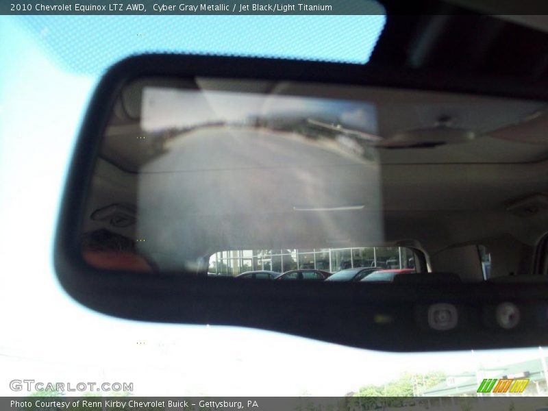 Cyber Gray Metallic / Jet Black/Light Titanium 2010 Chevrolet Equinox LTZ AWD