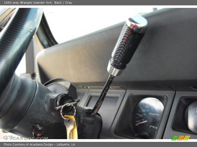 Black / Gray 1989 Jeep Wrangler Islander 4x4