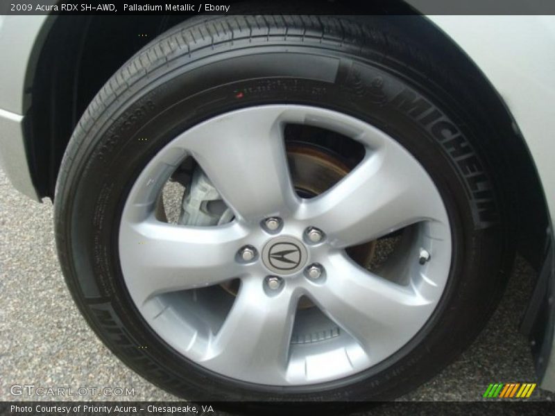 Palladium Metallic / Ebony 2009 Acura RDX SH-AWD