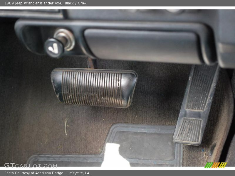 Black / Gray 1989 Jeep Wrangler Islander 4x4