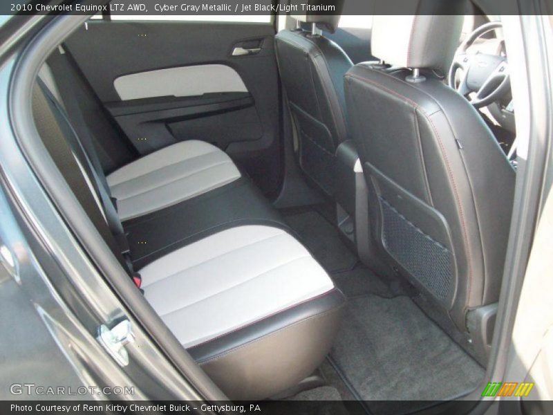 Cyber Gray Metallic / Jet Black/Light Titanium 2010 Chevrolet Equinox LTZ AWD