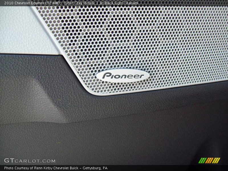 Cyber Gray Metallic / Jet Black/Light Titanium 2010 Chevrolet Equinox LTZ AWD