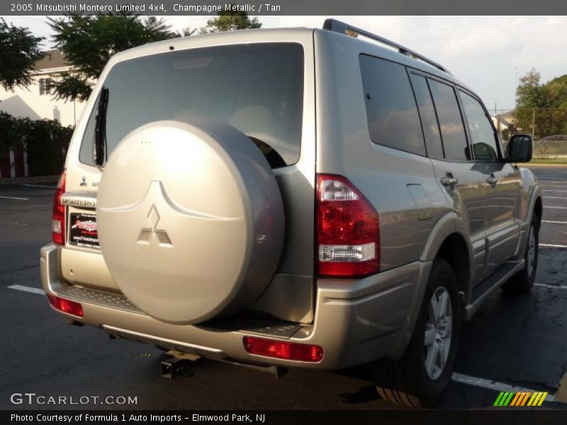 Champagne Metallic / Tan 2005 Mitsubishi Montero Limited 4x4