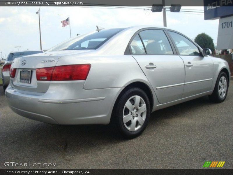 Bright Silver / Gray 2009 Hyundai Sonata GLS