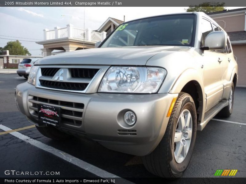 Champagne Metallic / Tan 2005 Mitsubishi Montero Limited 4x4