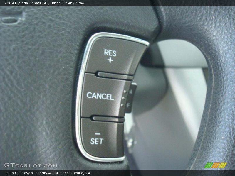 Bright Silver / Gray 2009 Hyundai Sonata GLS