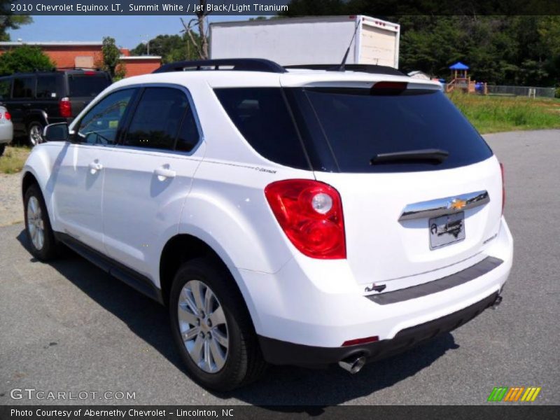 Summit White / Jet Black/Light Titanium 2010 Chevrolet Equinox LT