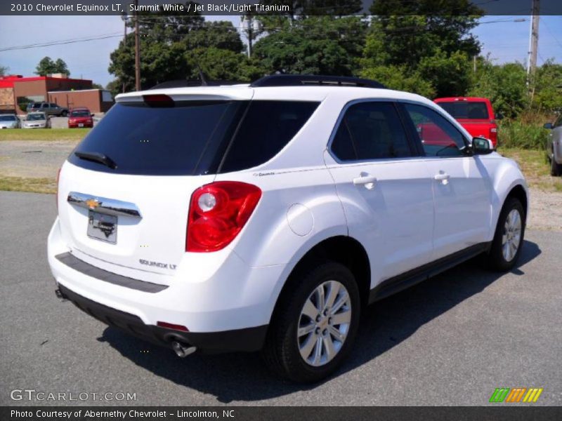 Summit White / Jet Black/Light Titanium 2010 Chevrolet Equinox LT