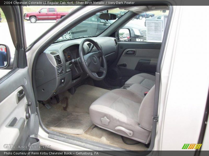 Silver Birch Metallic / Very Dark Pewter 2004 Chevrolet Colorado LS Regular Cab 4x4