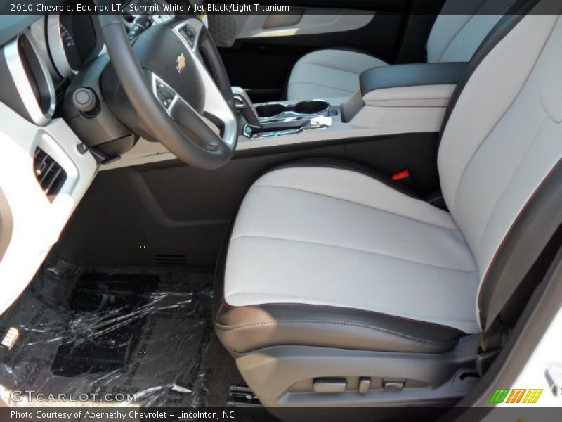 Summit White / Jet Black/Light Titanium 2010 Chevrolet Equinox LT