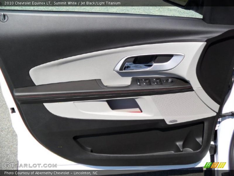 Summit White / Jet Black/Light Titanium 2010 Chevrolet Equinox LT
