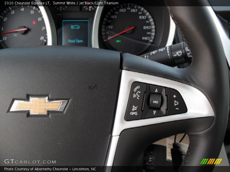 Summit White / Jet Black/Light Titanium 2010 Chevrolet Equinox LT